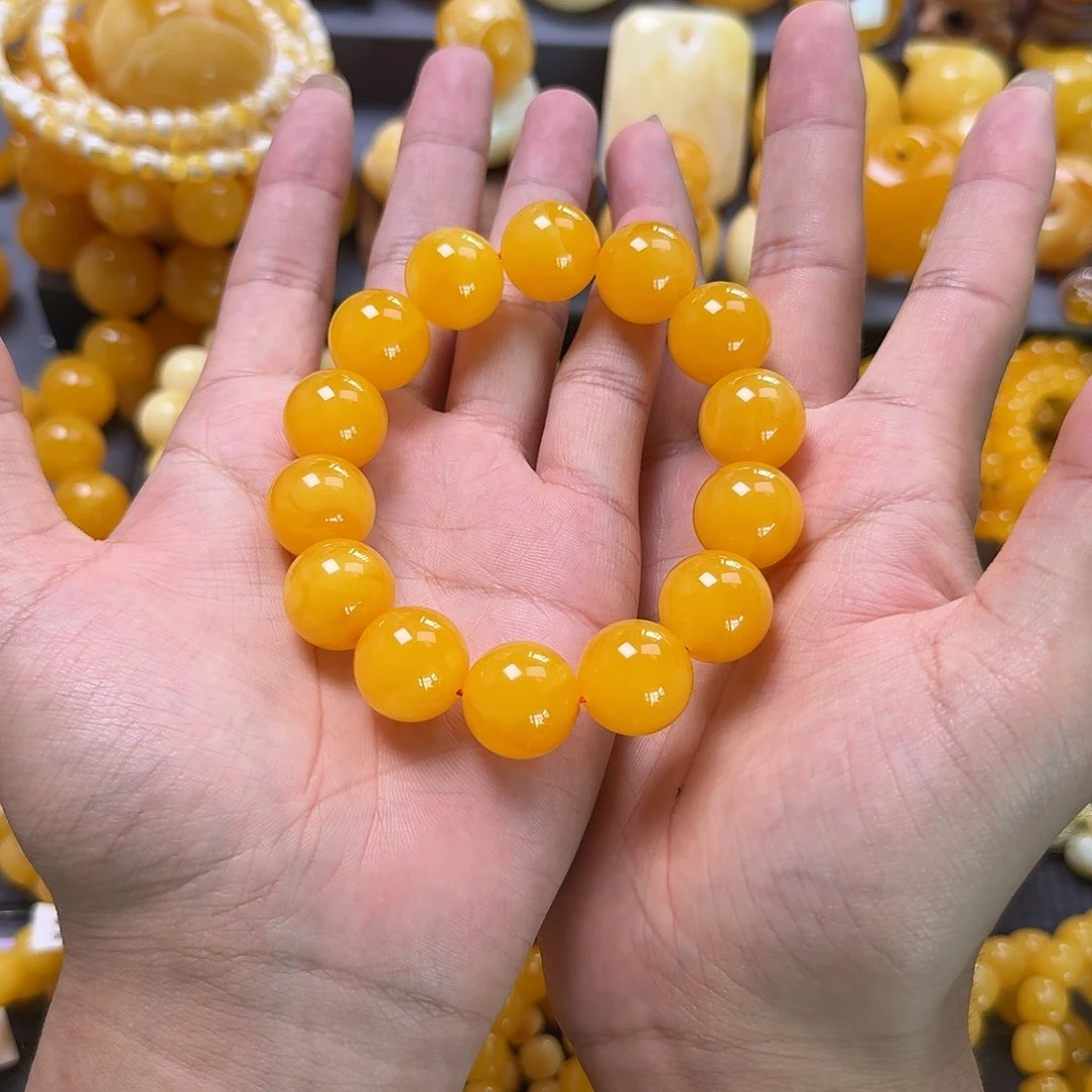 未镶嵌蜜蜡珠宝奇石同料17mm