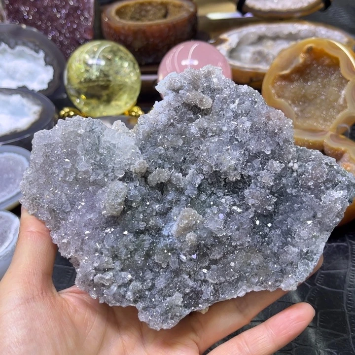 未镶嵌发饰水晶晶花矿标