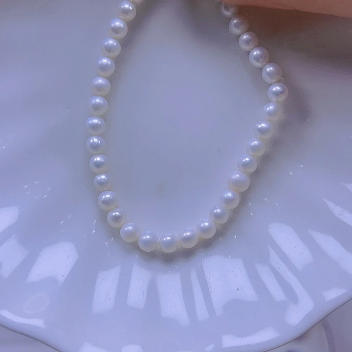 淡水珍珠手绳合金