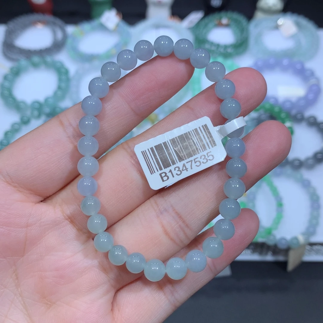 未镶嵌手串翡翠天然