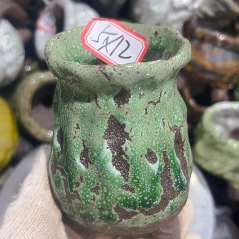 粗陶花盆手工花盆制作
