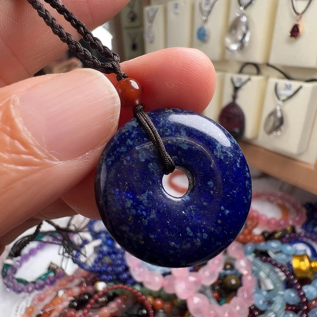 青金石未镶嵌颈饰天然青金石