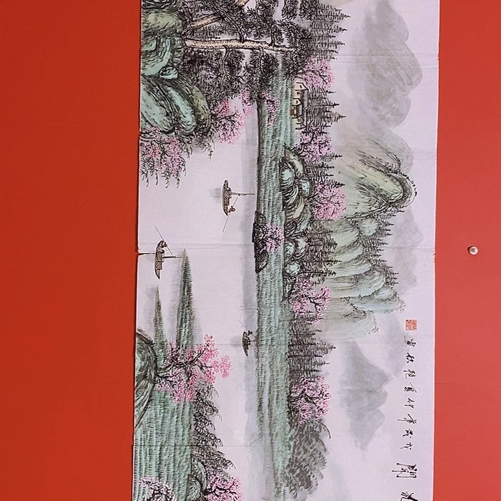 国画山水花鸟字画书画国画