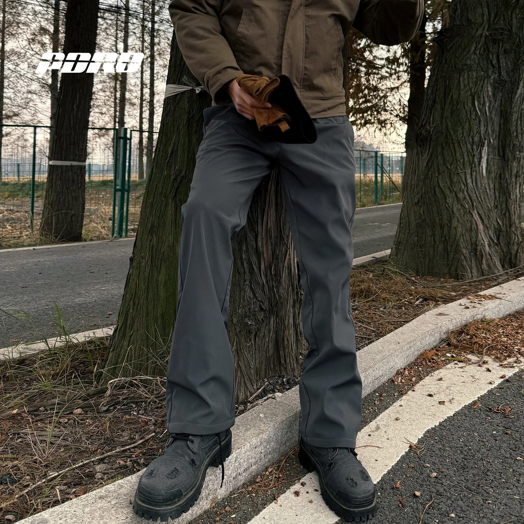 【口粮加绒裤】PDRD25AW净版加绒秋冬休闲裤直筒美式复合长裤