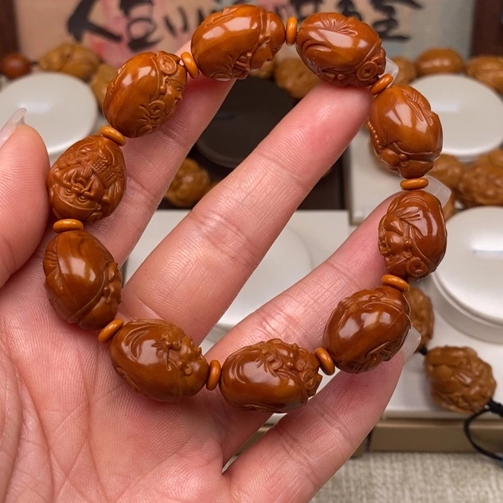 橄榄核手串/手链一**世橄榄雕刻