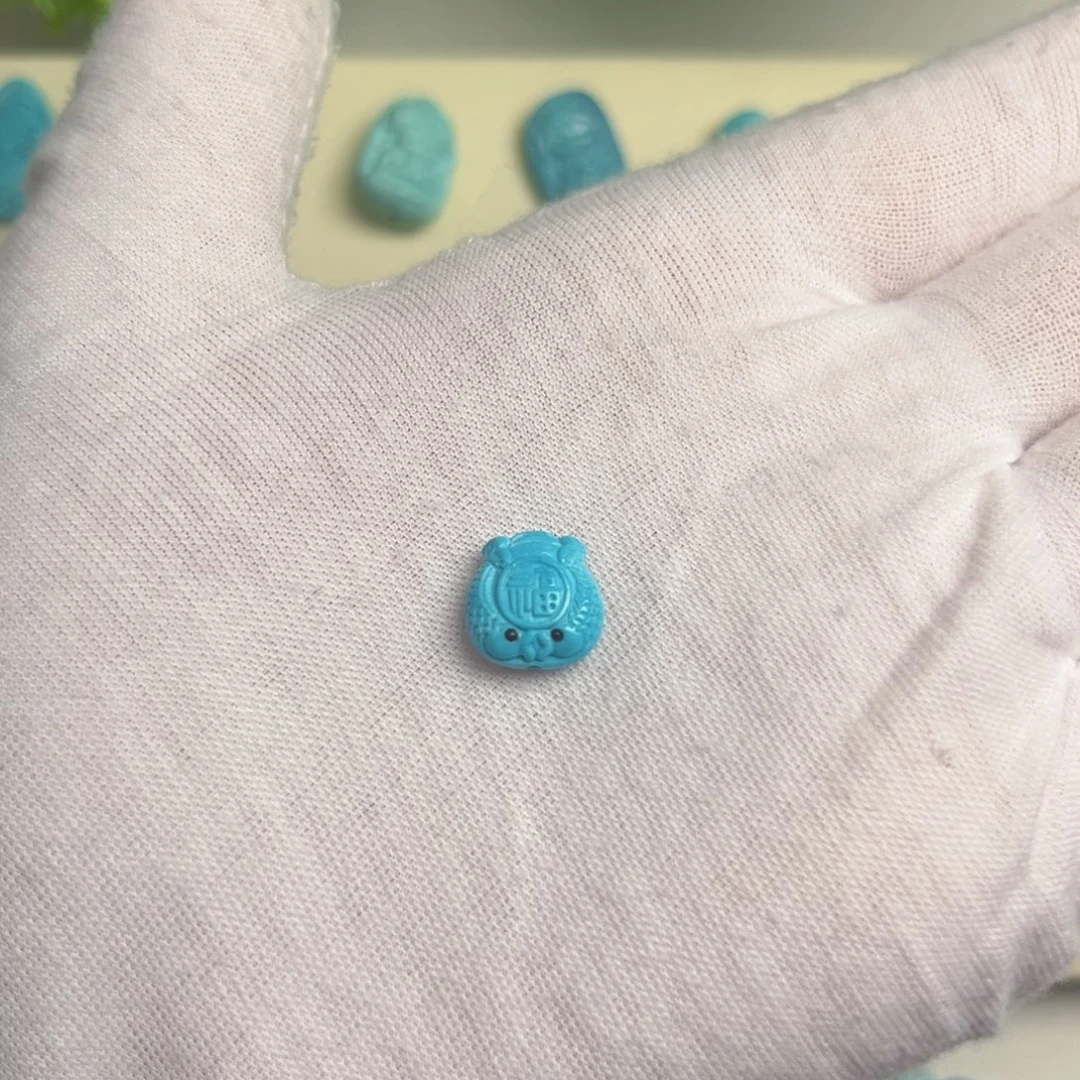 绿松石合金吊坠(不含链)