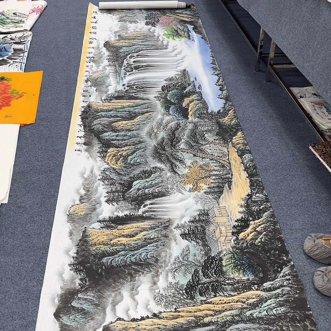 国画作品全场放漏