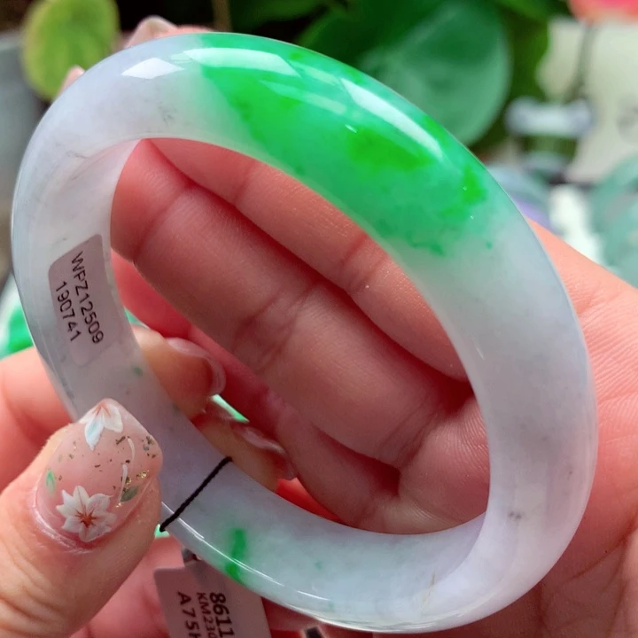 翡翠未镶嵌手镯天然翡翠手镯58