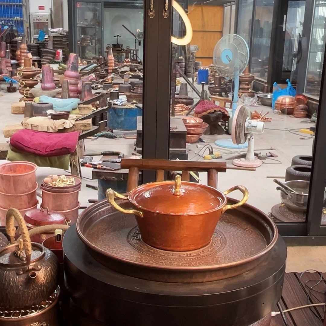 17cm烤色元宝锅燃气捡漏