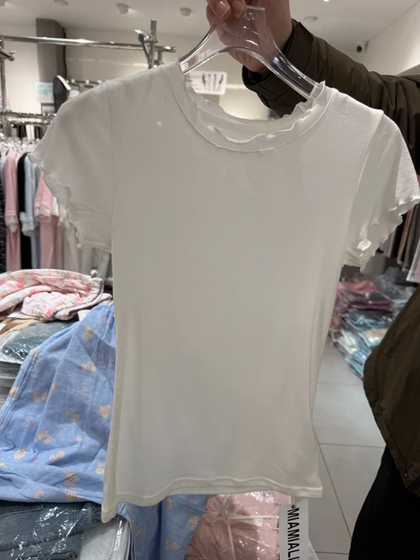 老莫推荐非常好看白色T恤