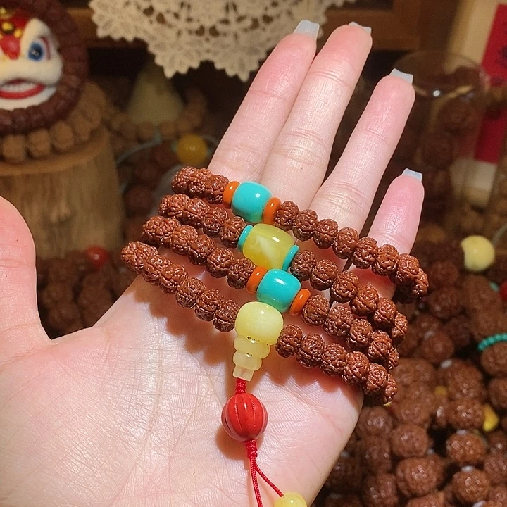 金刚菩提吊坠106玉华108颗高定