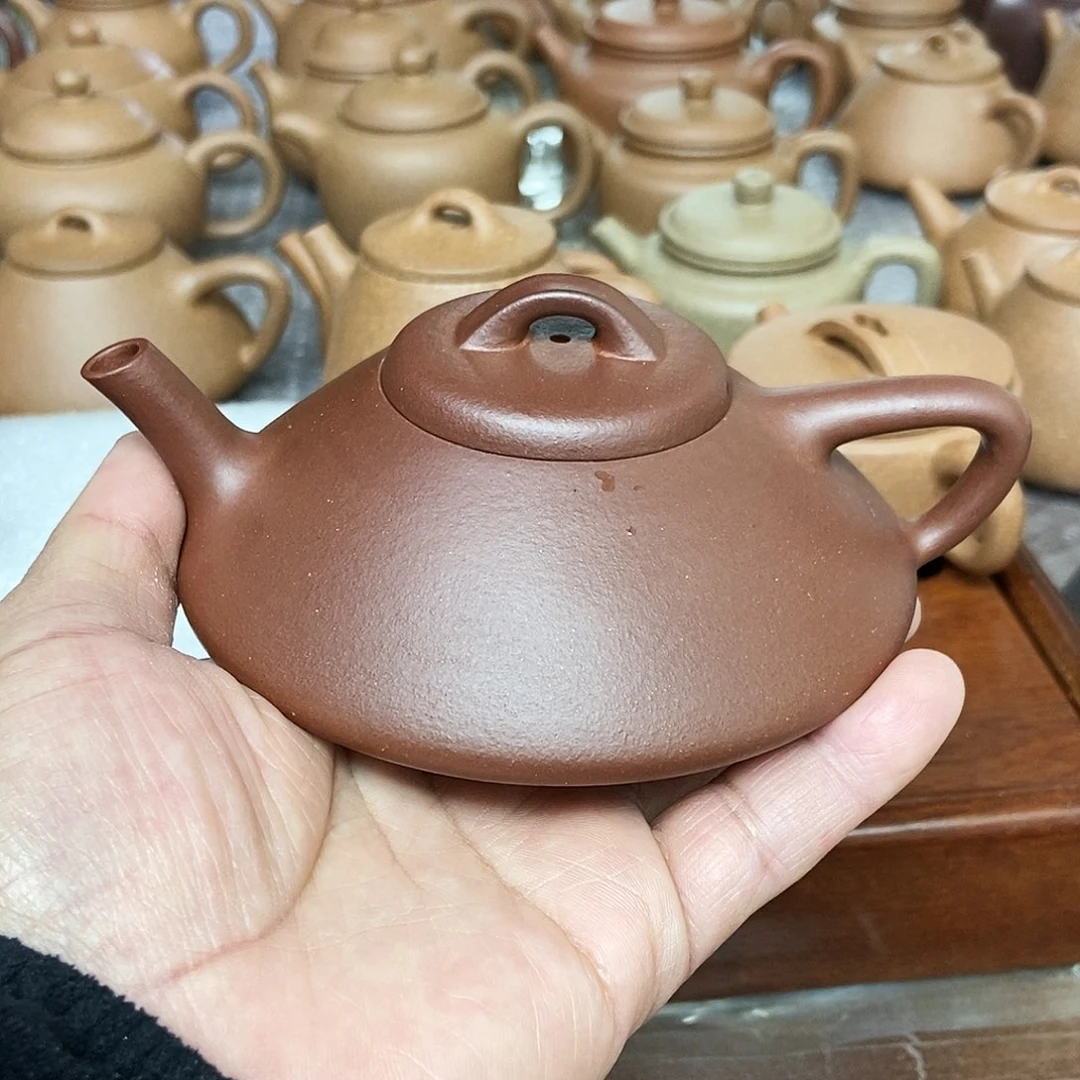 茶壶紫砂底漕青零添加合瓢壶160 CC大瑕