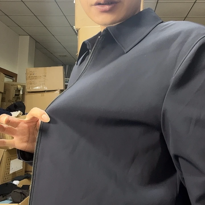 翻领夹克外套180码