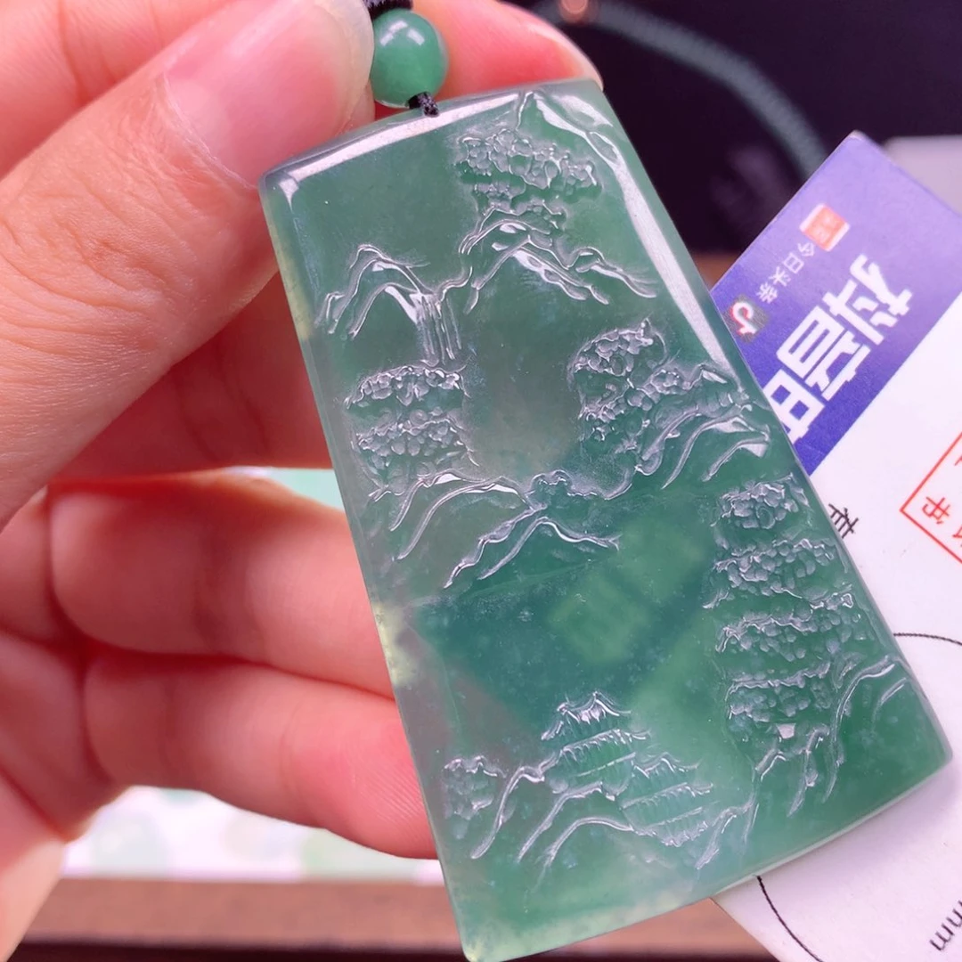 颈饰未镶嵌翡翠翡翠