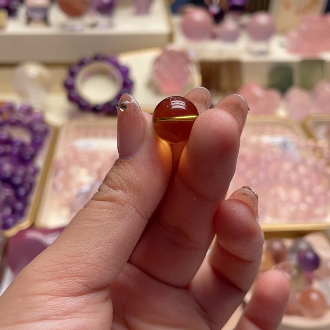 未镶嵌手链水晶苹*?定制