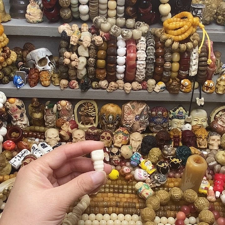 吊坠龙脊菩提驼骨三通