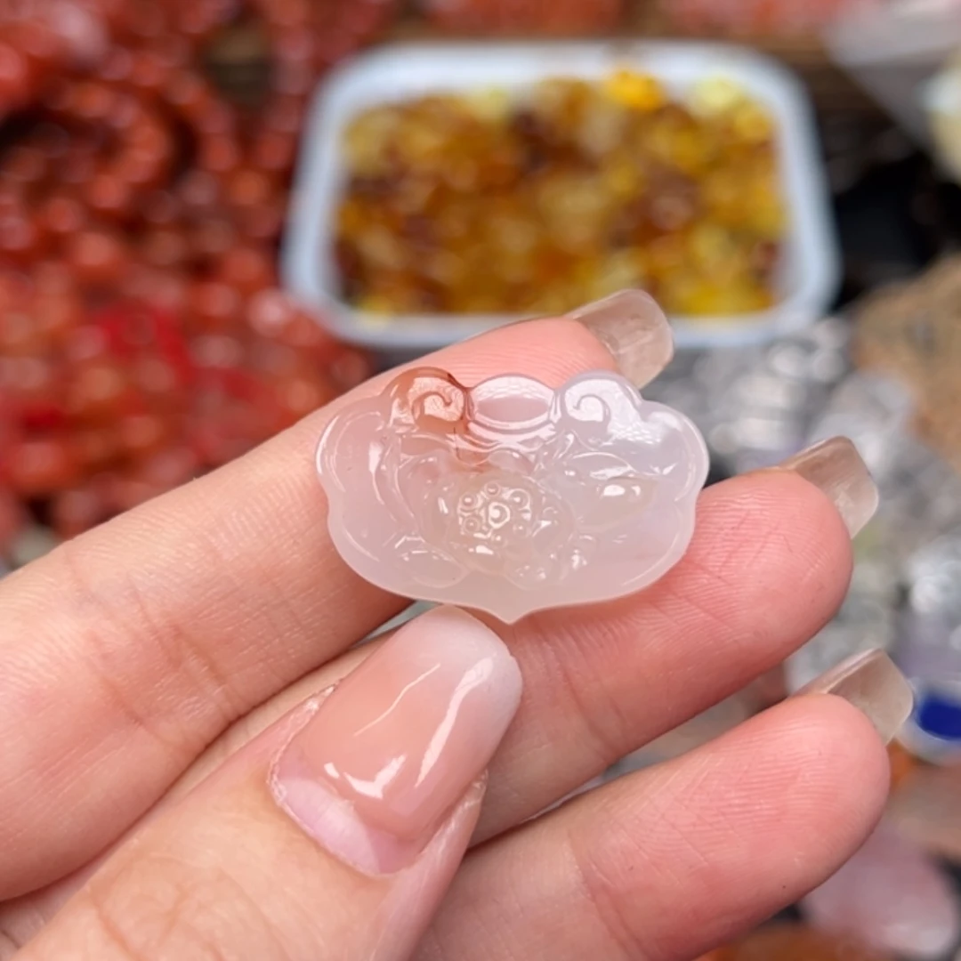 南红玛瑙未镶嵌吊坠(不含链)