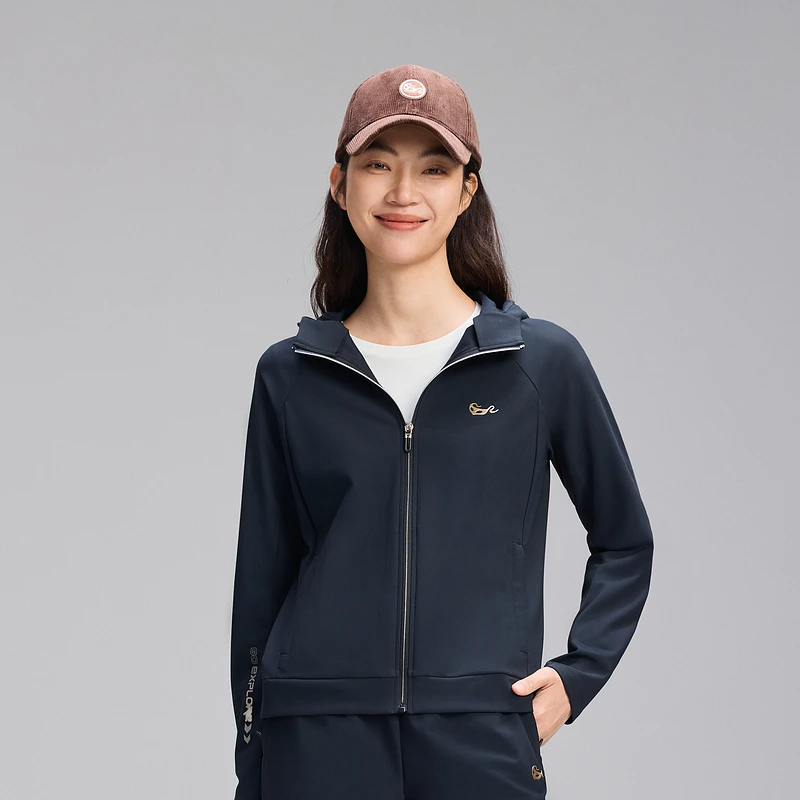 carnavaldevenise威尼斯女新品秋季针织夹克休闲纯色运动风外套