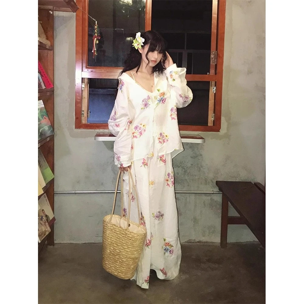 【日系睡衣】夏日小清新睡衣女款爆款2025新款夏宽松家居服长裤套装