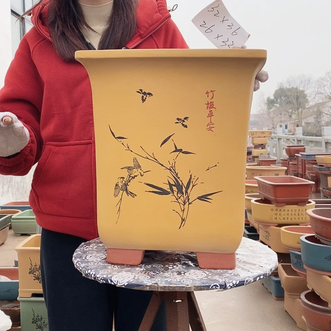 紫砂花盆紫砂花盆