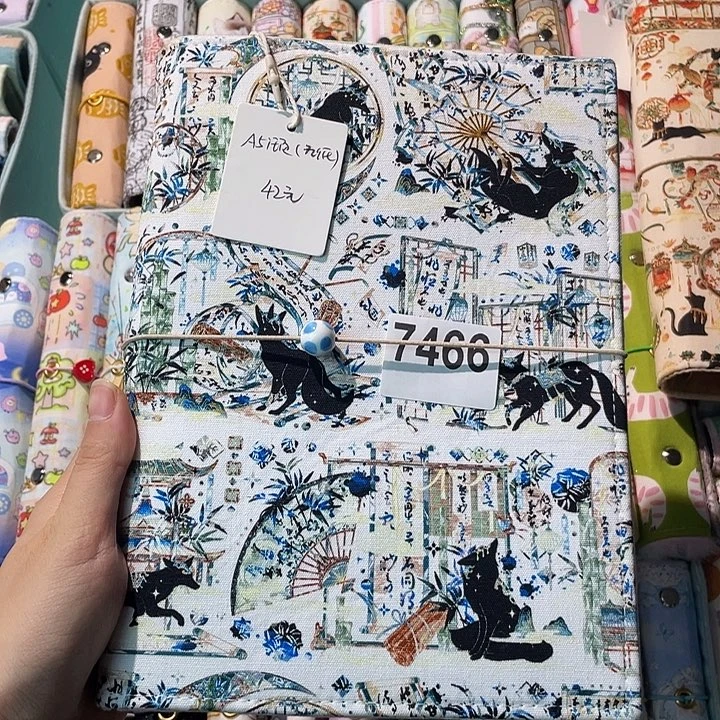 织绣A6活页不加纸7466