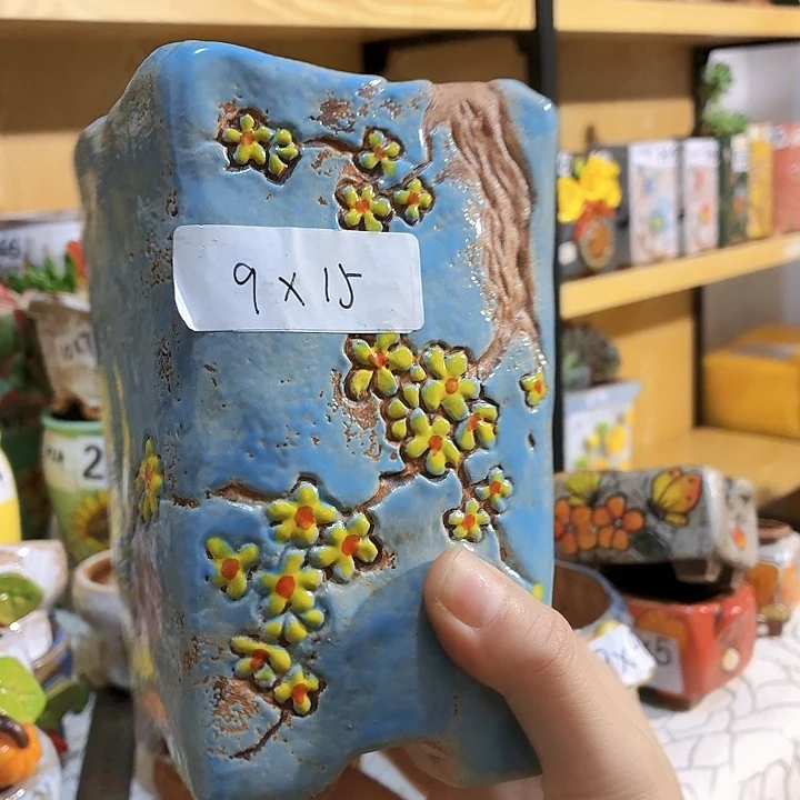 多肉花盆满15包邮