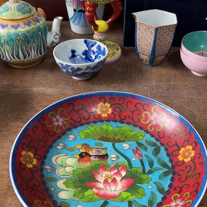 摆件珐琅彩瓷器精品陶瓷