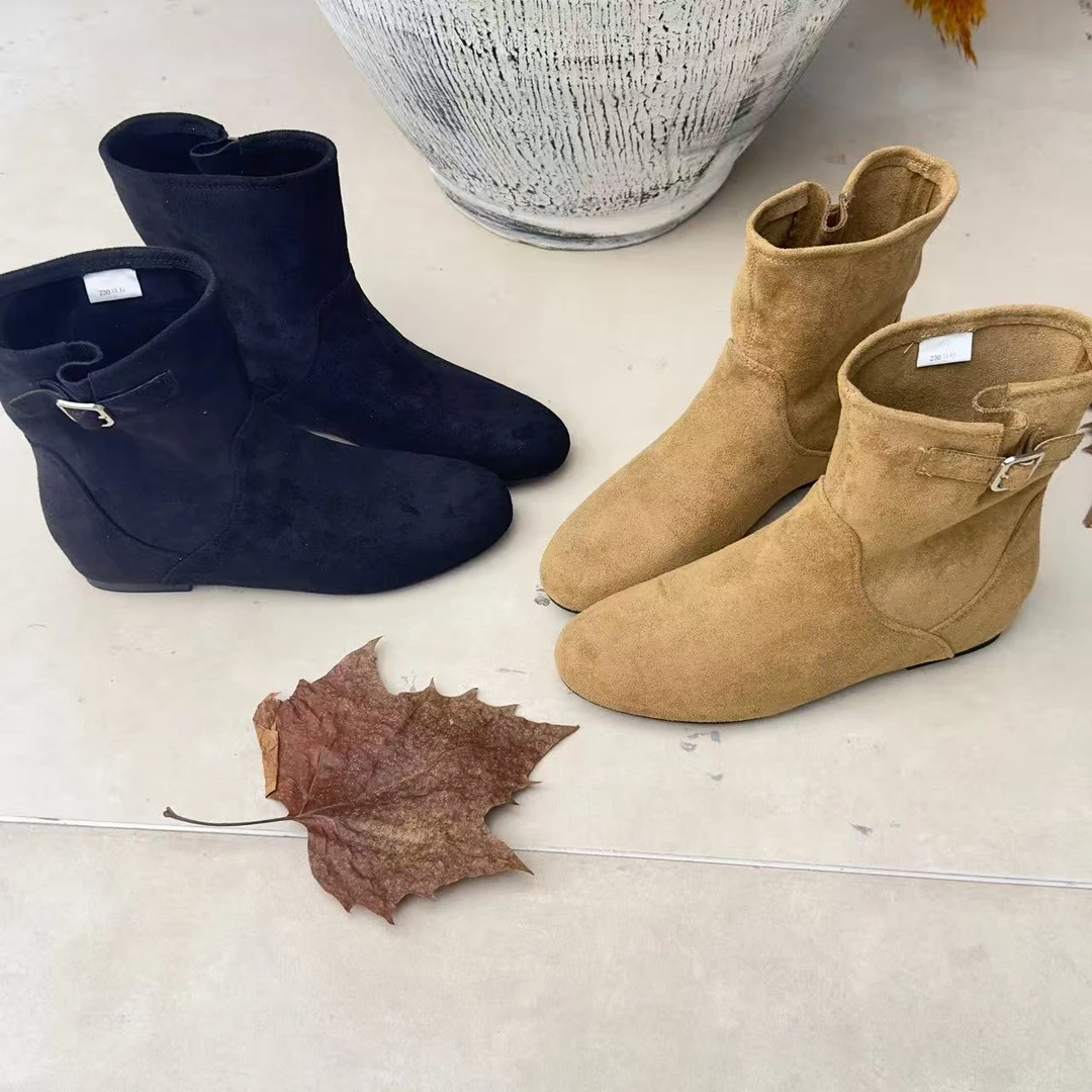 秋季新款气质时尚小裸靴（内增高3厘米）