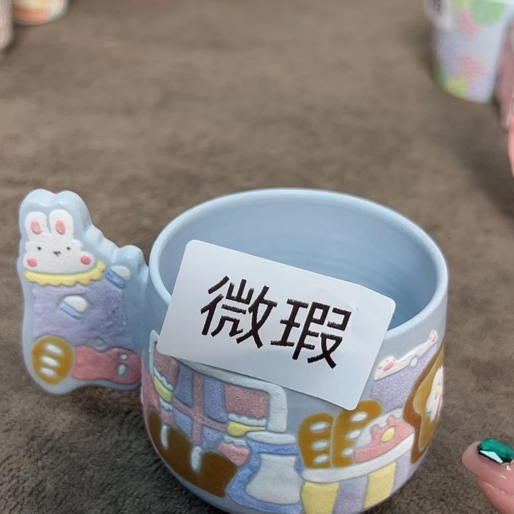 摆件微瑕不退不换卡通手绘