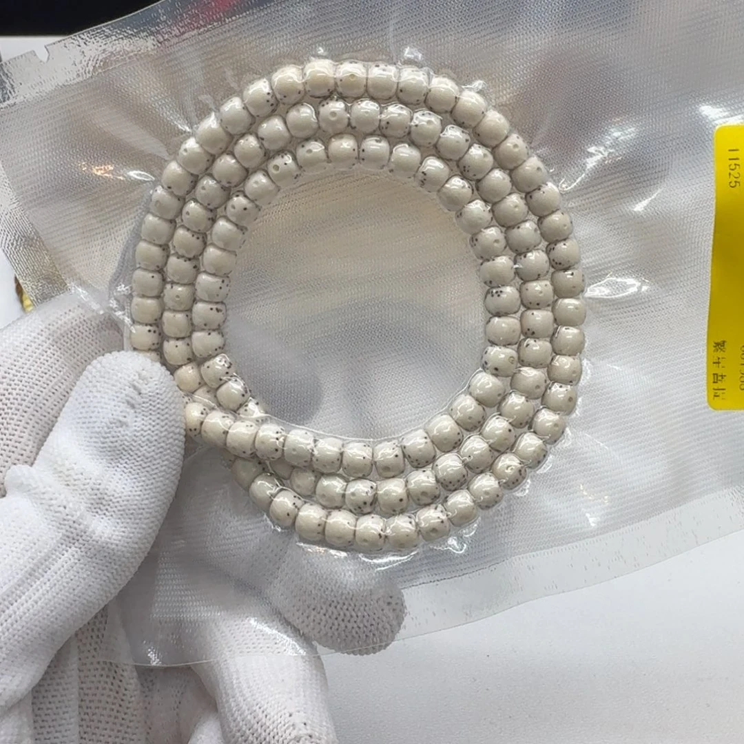星月菩提吊坠213梵天白大眼睛通体6桶108