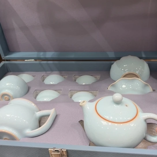 瓷片陶瓷茶具汝瓷茶具