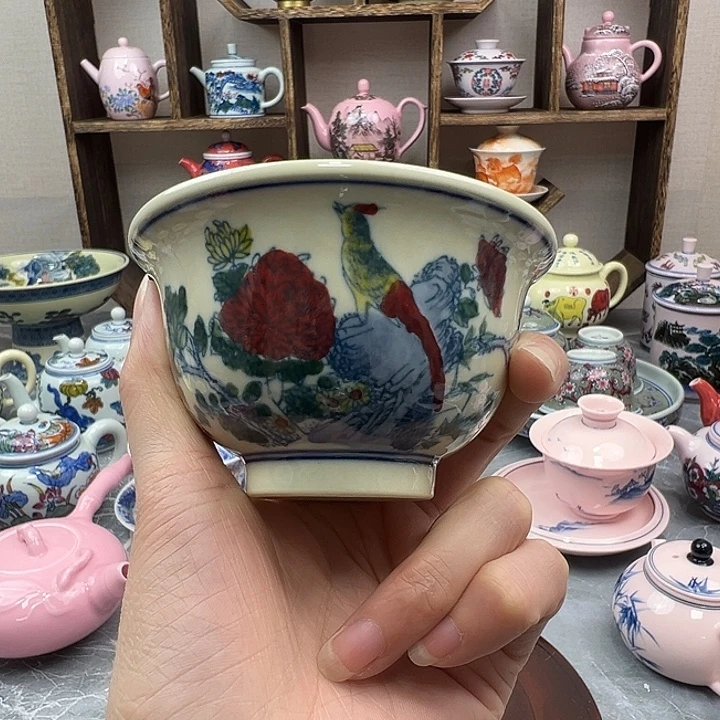 陶摆件景德镇陶瓷567老厂瓷34