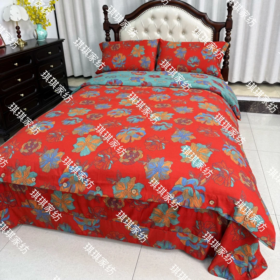 轻奢复古双层纱四件套--风华绝代-2