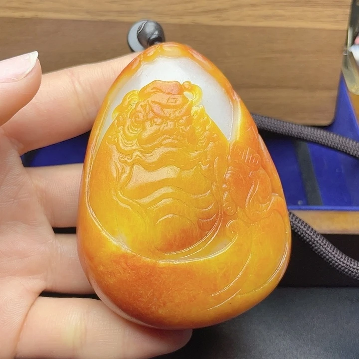 和田玉挂件未镶嵌乐*乐T