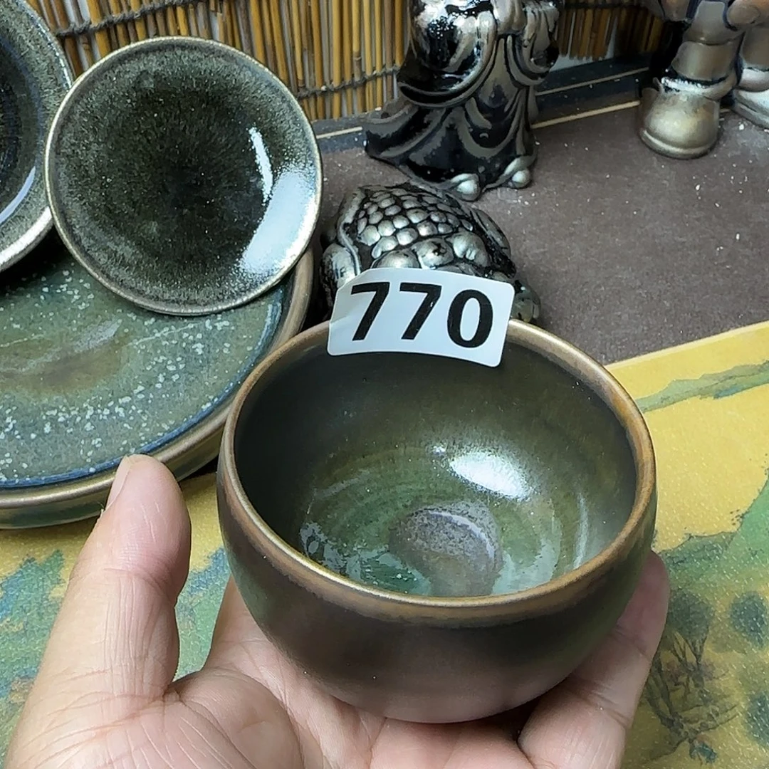茶盏建盏杯主人杯龙窑柴烧