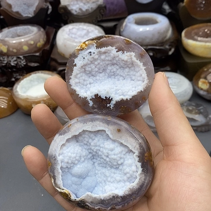 未镶嵌紫晶摆件聚宝盆