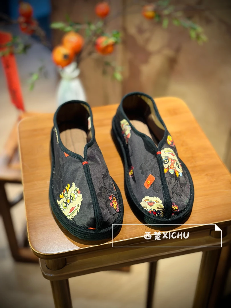 2025春款【小醒狮】西楚XICHU国潮手工千层底布鞋