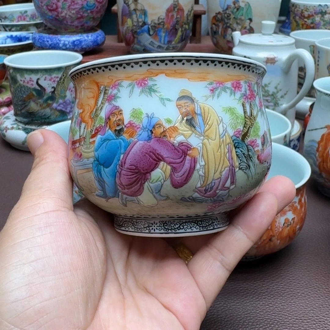 景德镇手工手绘展示