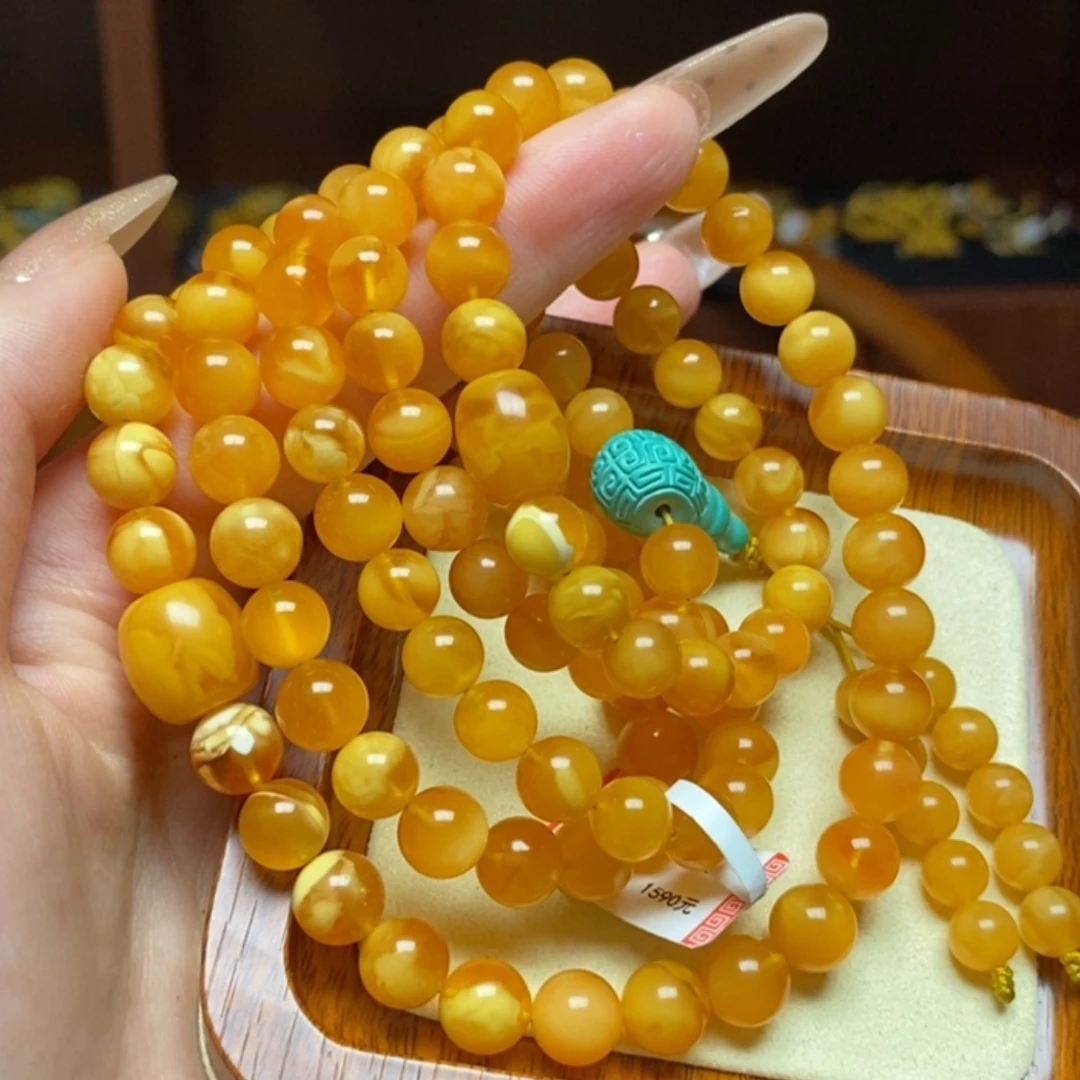 【闪购商品】蜜蜡手链未镶嵌手串