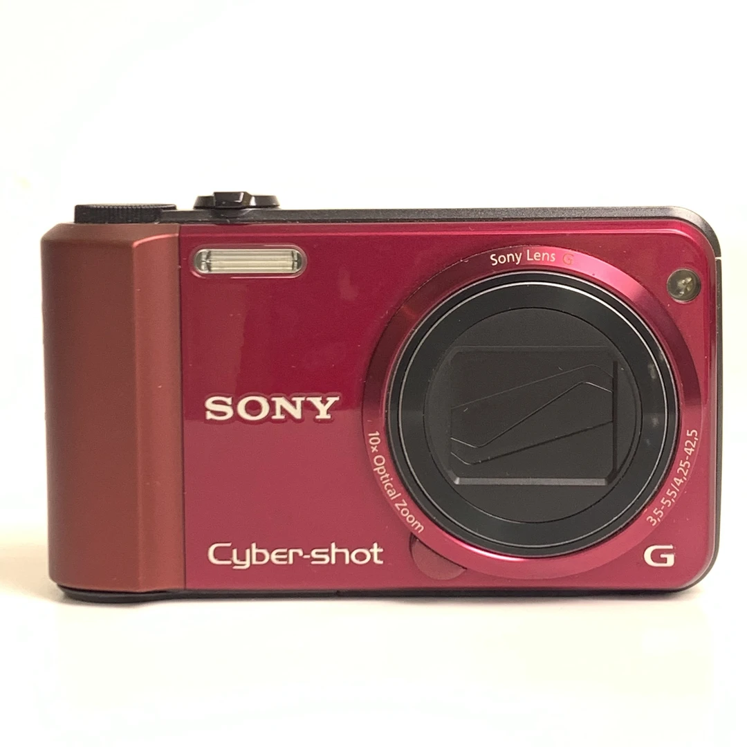 95新 Sony/索尼 H70红色1610w像素10x变焦ccd数码相机