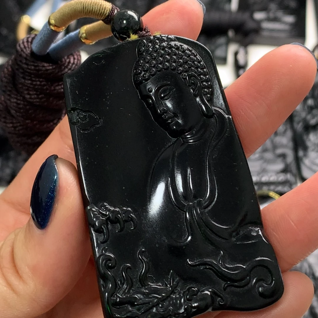 天然a货钢琴黑挂件