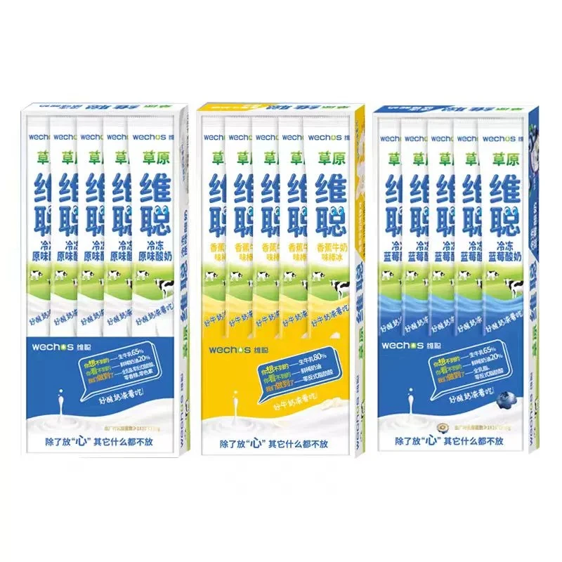 不加一滴水维聪牛奶棒冰冰棒香蕉酸奶蓝莓内蒙古生牛乳＞80%冰淇淋