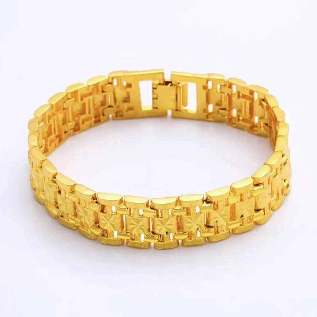 孟加拉赤金首饰【坦克手链】新款男士