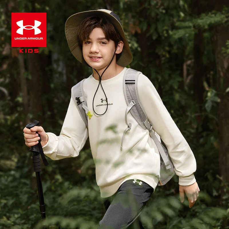【运动宽松】Under Armour/安德玛儿童卫衣早秋户外慢人风卫衣-704A
