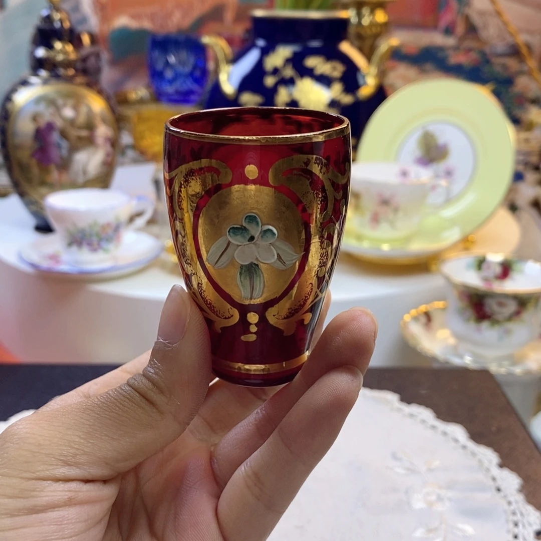 瓷片瓷器欧瓷咖啡杯水晶杯