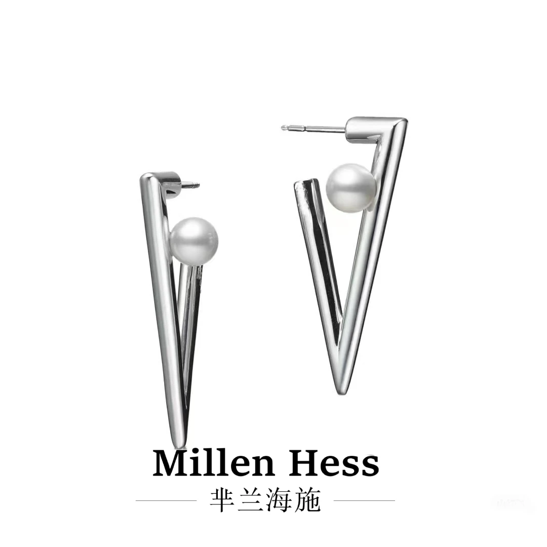 铜合金仿珍珠耳饰 恋人耳环秋冬高级感2025女爆款新款小个子精致