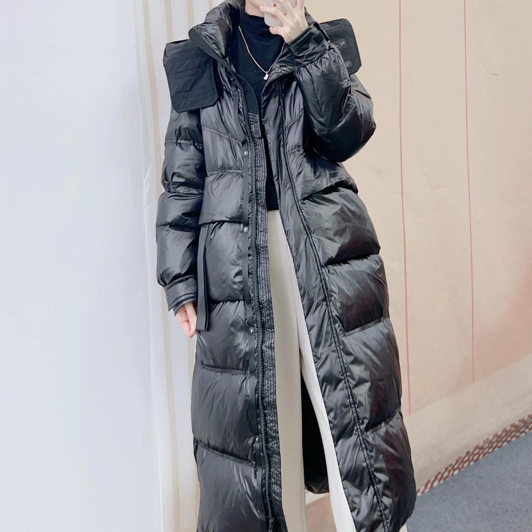 319时尚休闲韩版百纯色长款羽绒服Y8319/GP