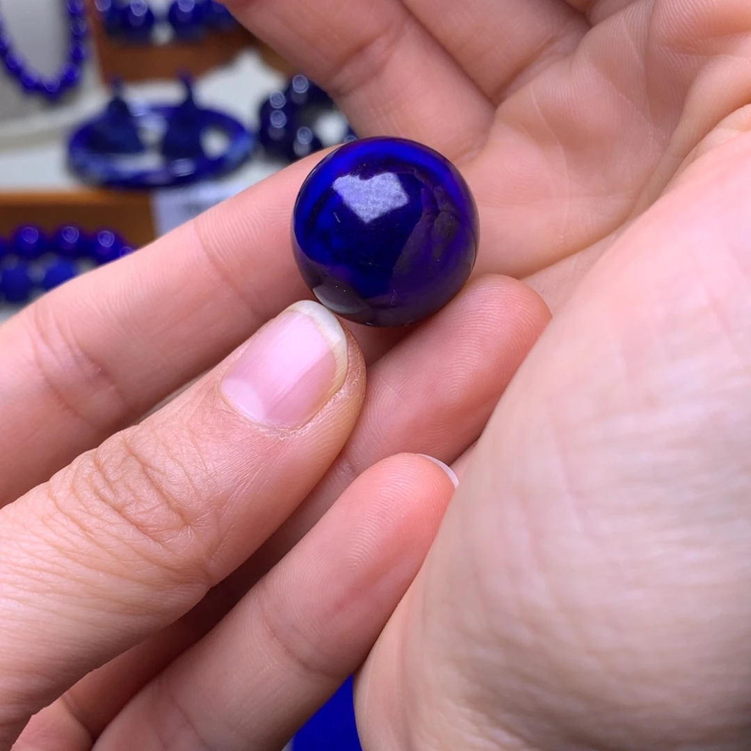 青金石单珠未镶嵌19.9mm