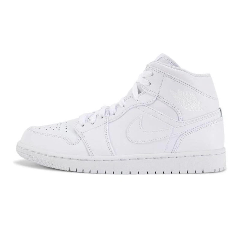 【滔搏联动】NIKE耐克男空白Air Jordan 1 Mid乔丹篮球鞋554724-136