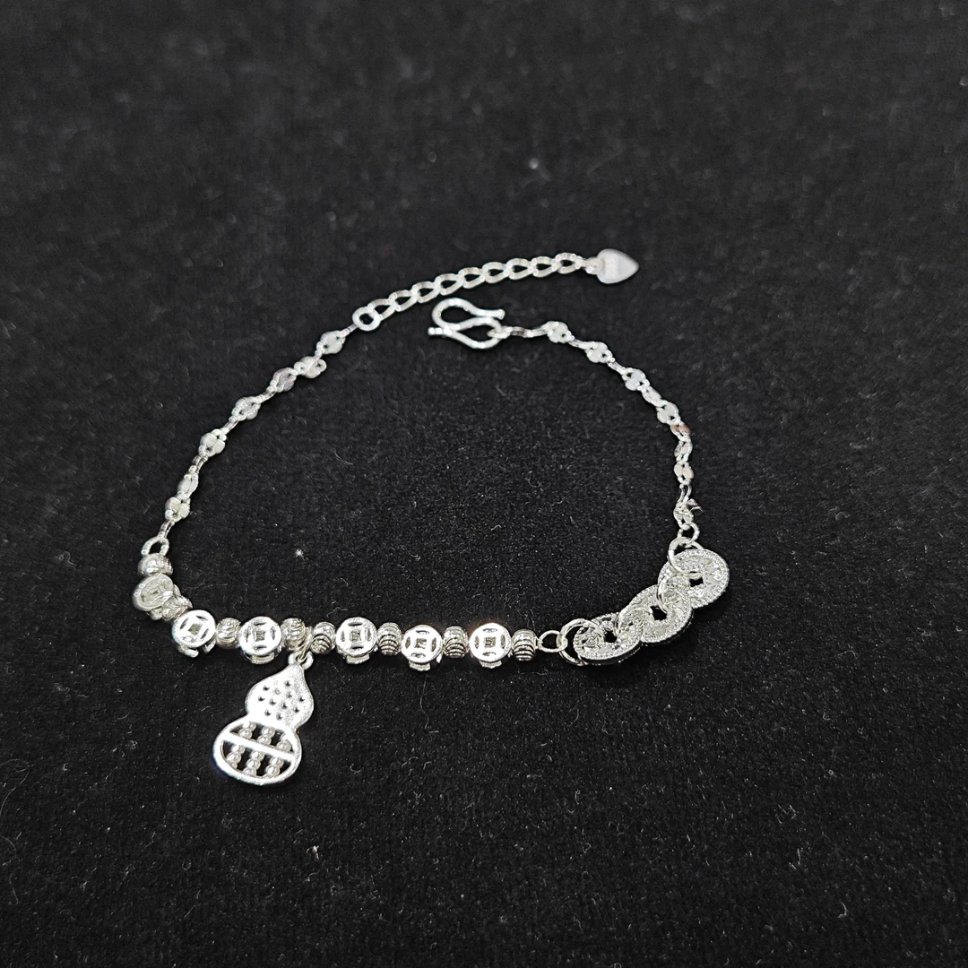 925银手链 钱币算盘葫芦银手链A365 yy